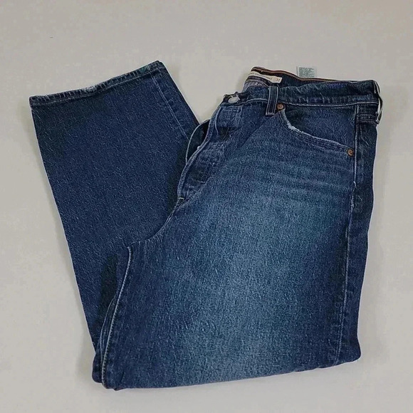 Levi's Ridcage Straight Ankle Jeans - Picture 1 of 12